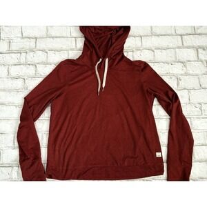 Vuori Women Currant Heather Red Halo Essential Pullover Dreamknit Hoodie VW226 S
